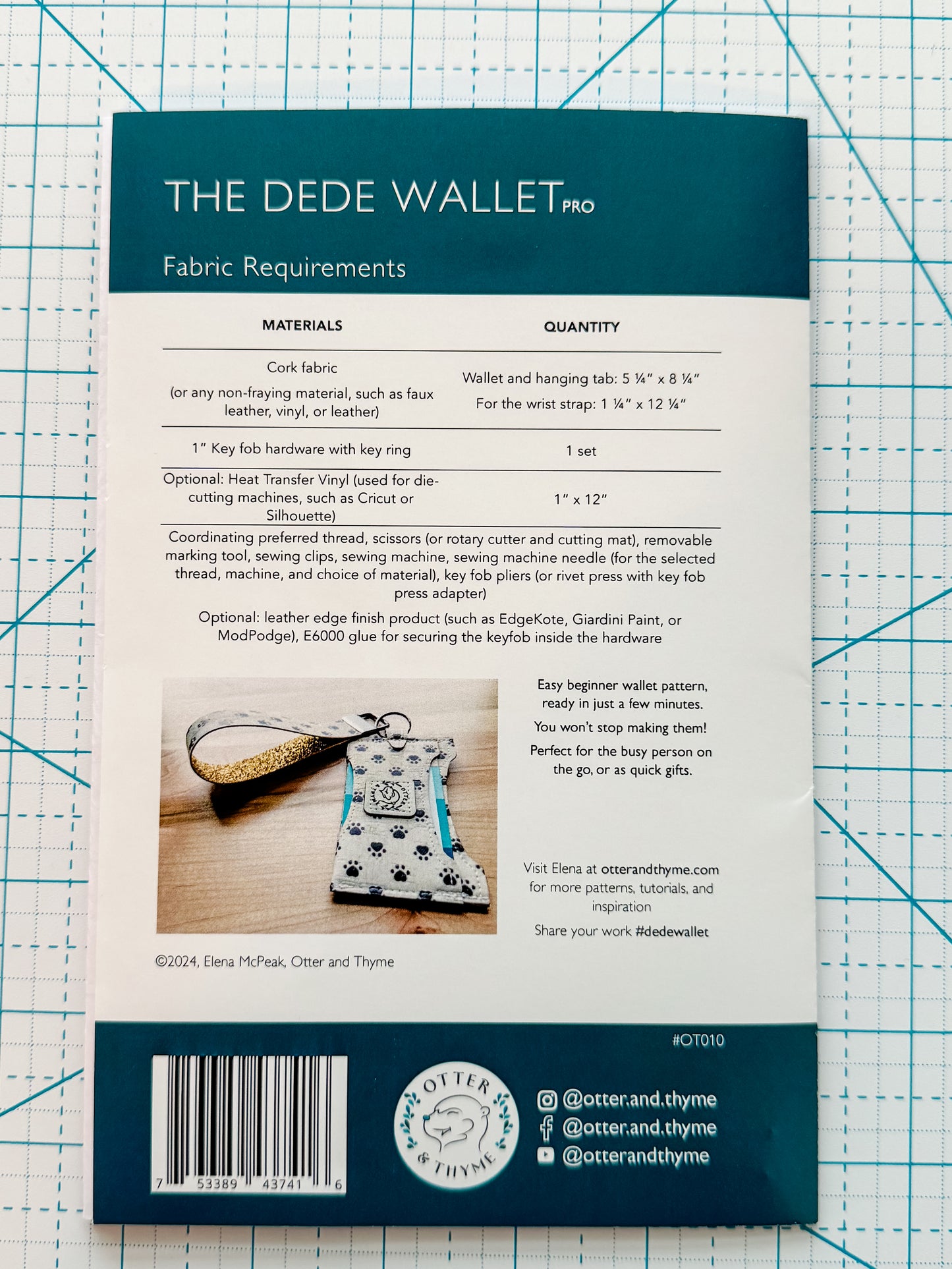 Dede Wallet Pro - printed/physical pattern image 4