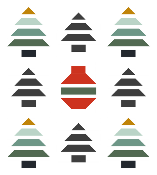 Christmas Tree Spark Quilt Pattern