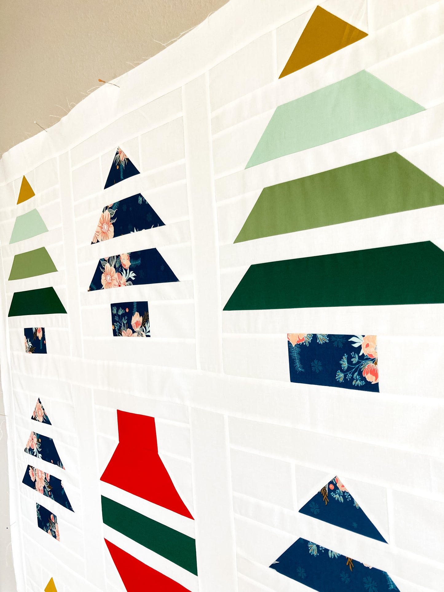 Christmas Tree Spark Quilt Pattern